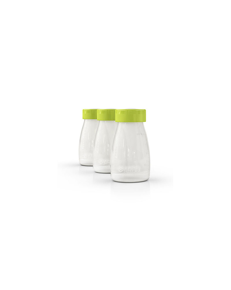 Lot de 3 flacons de stockage de lait maternel ardo