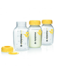 Lot de 3 flacons de stockage de lait maternel, Medela