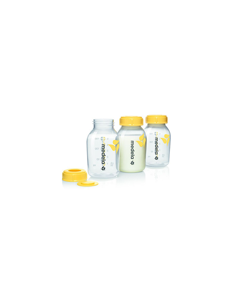 Lot de 3 flacons de stockage de lait maternel, Medela