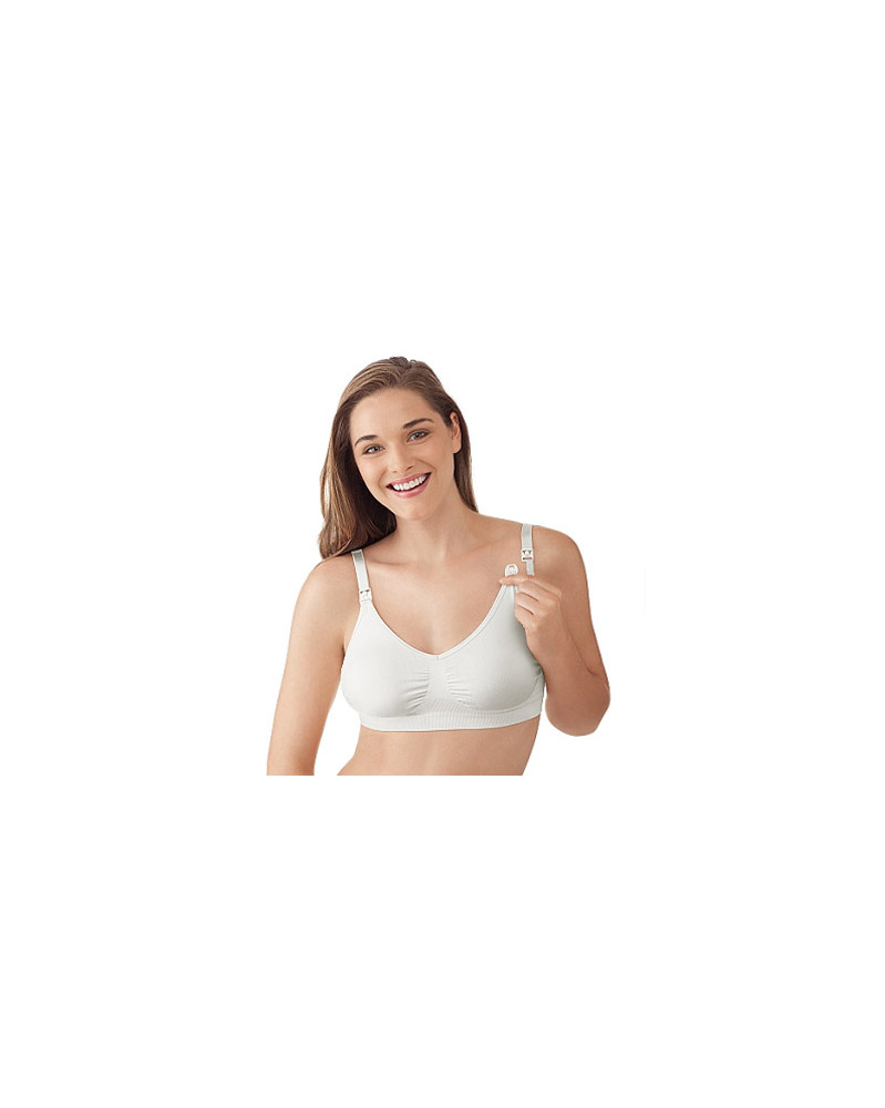 Soutien-gorge d'allaitement ultra-extensible blanc medela Soutien-gorge d'allaitement ultra-extensible blanc medela