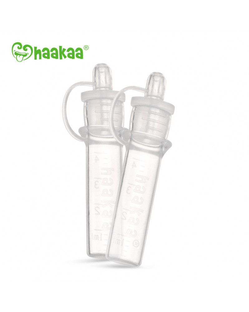 lot de 2 pipettes colostrum haakaa