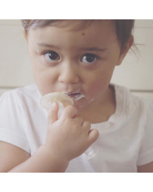 Brosse à dents en silicone Haakaa pour bébés