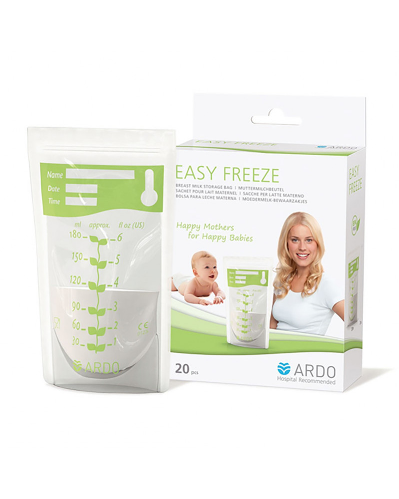 20 Sachets pour lait maternel Easyfreeze de Ardo