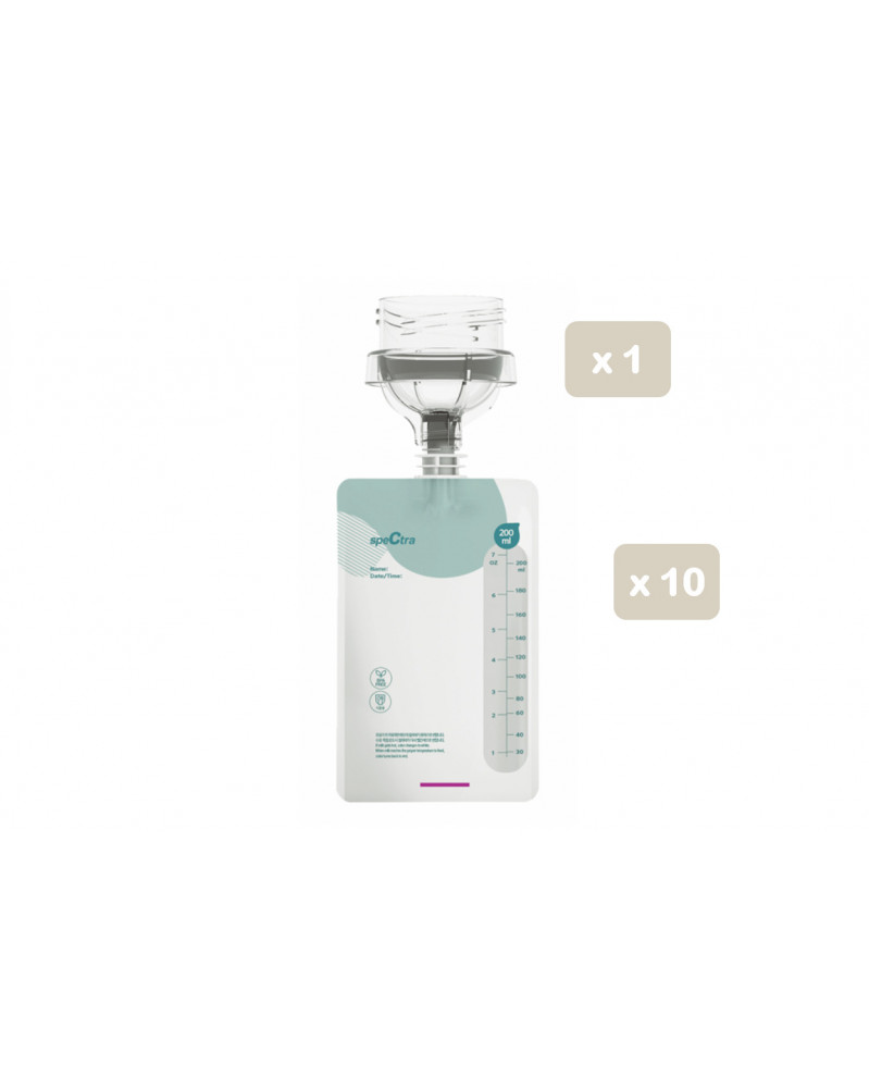 Sachets de conservation avec connecteur Spectra