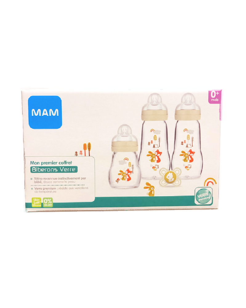 Coffret biberons verre - mam - Biberon - Achat & prix