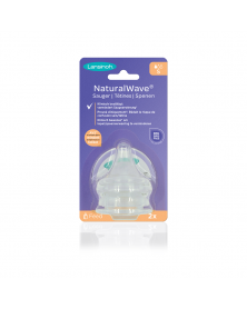 Lot de 2 tétines Natural Wave - Débit lent