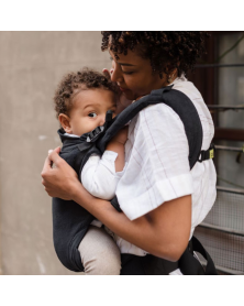 Porte-bébé BOBA X en lin noir